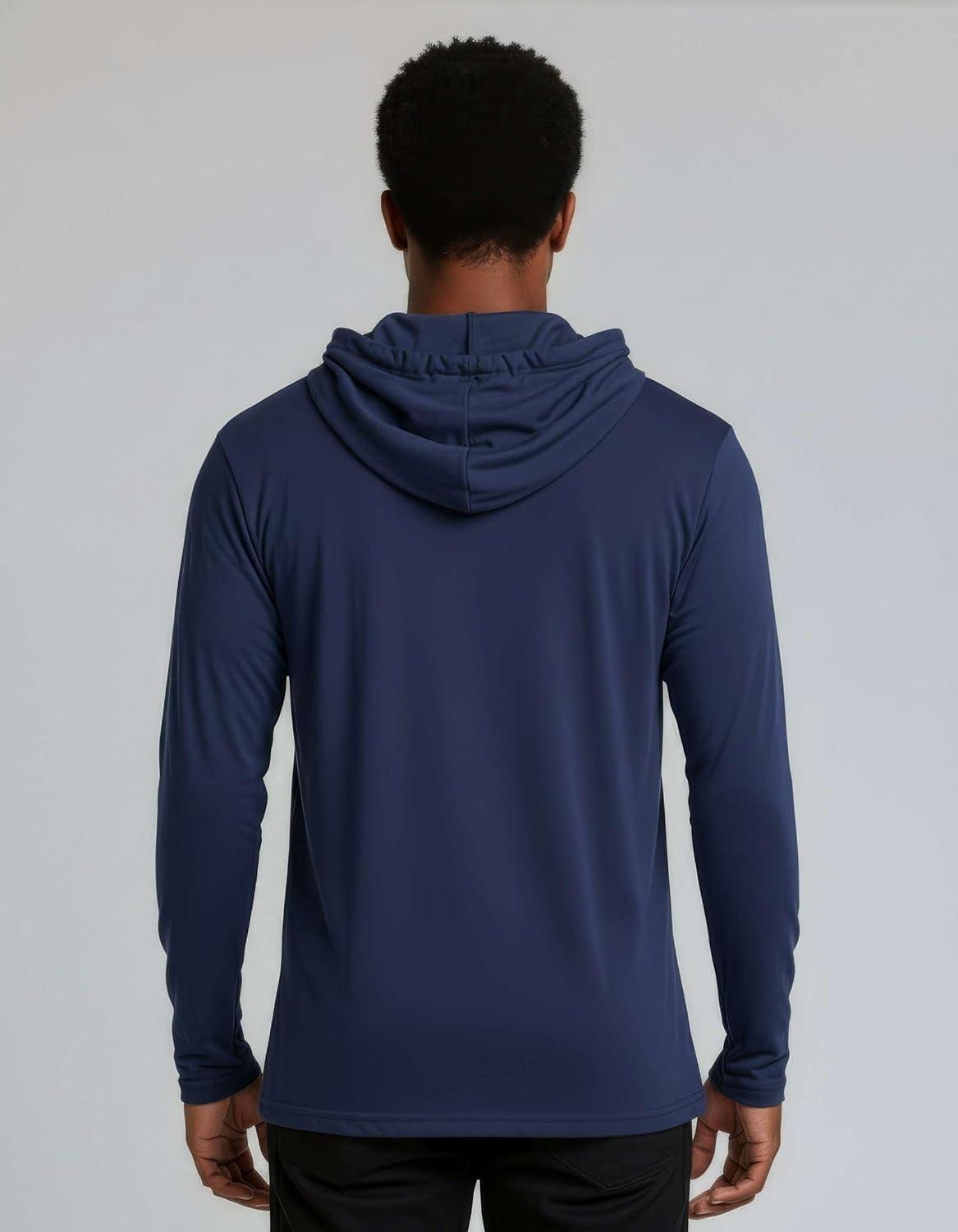 imageReal Essentials 3 Pack Mens Cotton Lightweight Casual Pullover Drawstring Hoodie With Pocket Available In Big amp TallSet 1