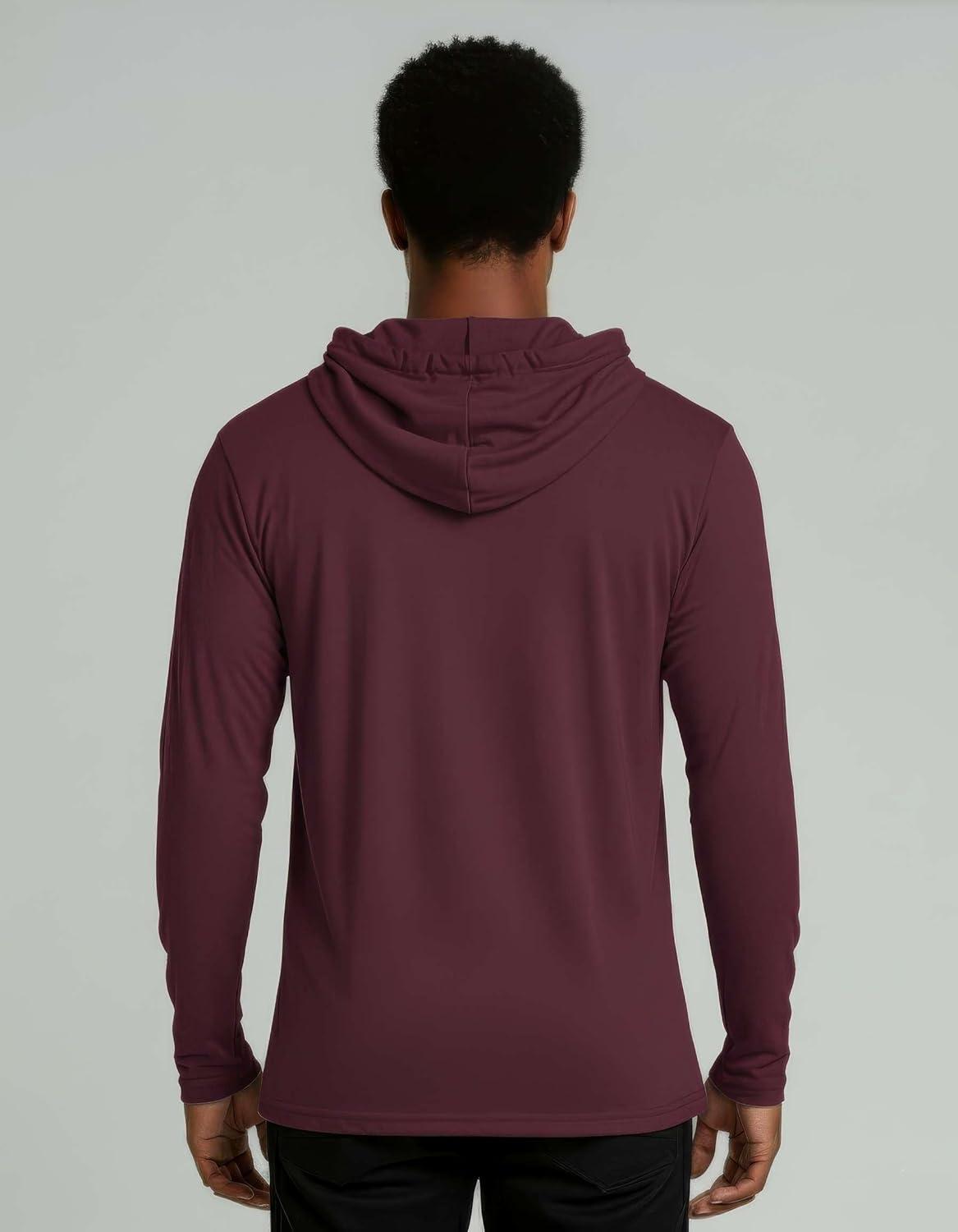 imageReal Essentials 3 Pack Mens Cotton Lightweight Casual Pullover Drawstring Hoodie With Pocket Available In Big amp TallSet 3
