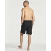 Real Essentials 3 Pack: Men’s 9″ Inch 2 in 1 Board Shorts with Compression Liner – Bathing Suit with Back Flap Pocket(Set 7)