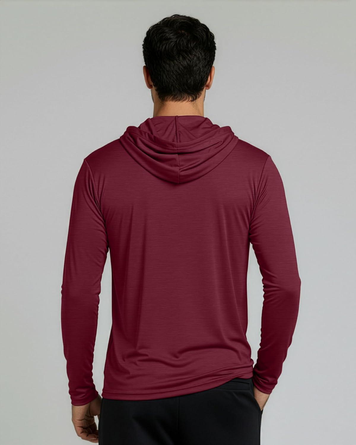 imageReal Essentials 3 Pack Mens Dry Fit Wicking Long Sleeve Fishing Active Hoodie Pullover Sweatshirt Big amp TallSet 2