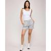 Real Essentials 3 Pack: Women’s Cotton Fleece Lounge Pajama Sleep Shorts with Pockets and Drawstring (Available in Plus Size)(Set 2)