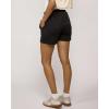 Real Essentials 3 Pack: Women’s Cotton Fleece Lounge Pajama Sleep Shorts with Pockets and Drawstring (Available in Plus Size)(Set 6)