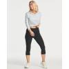Real Essentials 3 Pack: Women’s Dry-Fit Long Sleeve Cropped Hoodie – Athletic Hooded Crop Sweatshirt (Available in Plus Size)(Set 4)