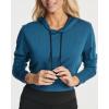 Real Essentials 3 Pack: Women’s Dry-Fit Long Sleeve Cropped Hoodie – Athletic Hooded Crop Sweatshirt (Available in Plus Size)(Set 7)