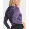 Real Essentials 3 Pack: Women’s Dry-Fit Long Sleeve Cropped Hoodie – Athletic Hooded Crop Sweatshirt (Available in Plus Size)(Set 8)