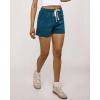 Real Essentials 3 Pack: Women’s French Terry Square Pocket Shorts Lounge, Casual Shorts with Pockets (Available in Plus)(Set 4)