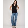 Real Essentials 5 Pack: Women’s 100% Cotton V-Neck Sleeveless Tank Top Basic Ladies Casual Shirts (Available in Plus Size)(Set 2)