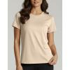 Real Essentials 5 Pack: Women’s Breeze Tech Short Sleeve T-Shirts Athletic Tops Gym Workout Yoga Tennis Activewear (Plus)(Set 8)