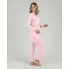 Real Essentials 2 Pack: Women’s Pajamas Set Button Down Pants Soft Matching Sleepwear (Available In Plus)