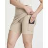 Real Essentials 3 Pack: Women’s 20″ Golf Skirts Knee Length Skorts Athletic Long Active Casual Pockets (Available in Plus)(Set 2)