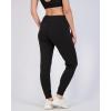 Real Essentials 3 Pack: Women’s Workout Yoga Jogger Track Pants – High Waist Running Athletic Sweatpants with Pockets (Plus)(Set 3)