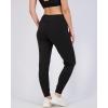 Real Essentials 3 Pack: Women’s Workout Yoga Jogger Track Pants – High Waist Running Athletic Sweatpants with Pockets (Plus)(Set 4)