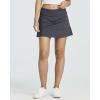 Real Essentials 3 Pack:Women’s 14″ Pleated Tennis Skorts Golf Skirt High Waisted Athletic Running Casual Shorts with Pockets(Set 1)