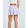 Real Essentials 3 Pack:Women’s 14″ Pleated Tennis Skorts Golf Skirt High Waisted Athletic Running Casual Shorts with Pockets(Set 1)