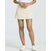 Real Essentials 3 Pack:Women’s 14″ Pleated Tennis Skorts Golf Skirt High Waisted Athletic Running Casual Shorts with Pockets(Set 2)