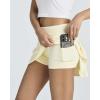 Real Essentials 3 Pack:Women’s 14″ Pleated Tennis Skorts Golf Skirt High Waisted Athletic Running Casual Shorts with Pockets(Set 3)