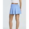 Real Essentials 3 Pack:Women’s 14″ Pleated Tennis Skorts Golf Skirt High Waisted Athletic Running Casual Shorts with Pockets(Set 4)