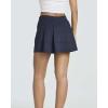 Real Essentials 3 Pack:Women’s 14″ Pleated Tennis Skorts Golf Skirt High Waisted Athletic Running Casual Shorts with Pockets(Set 5)