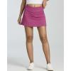 Real Essentials 3 Pack:Women’s 14″ Pleated Tennis Skorts Golf Skirt High Waisted Athletic Running Casual Shorts with Pockets(Set 5)