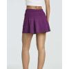Real Essentials 3 Pack:Women’s 14″ Pleated Tennis Skorts Golf Skirt High Waisted Athletic Running Casual Shorts with Pockets(Set 6)