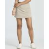 Real Essentials 3 Pack:Women’s 14″ Pleated Tennis Skorts Golf Skirt High Waisted Athletic Running Casual Shorts with Pockets(Set 6)