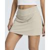 Real Essentials 3 Pack:Women’s 14″ Pleated Tennis Skorts Golf Skirt High Waisted Athletic Running Casual Shorts with Pockets(Set 6)