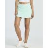 Real Essentials 3 Pack:Women’s 14″ Pleated Tennis Skorts Golf Skirt High Waisted Athletic Running Casual Shorts with Pockets(Set 7)