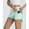 Real Essentials 3 Pack:Women’s 14″ Pleated Tennis Skorts Golf Skirt High Waisted Athletic Running Casual Shorts with Pockets(Set 7)