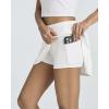 Real Essentials 3 Pack:Women’s 14″ Pleated Tennis Skorts Golf Skirt High Waisted Athletic Running Casual Shorts with Pockets(Set 8)