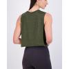 Real Essentials 5 Pack: Women’s Dry Fit Crop Summer Tank Top – Gym Yoga Workout Sports Tee (Available in Plus Size)(Set 6)