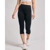 Real Essentials 4 Pack: Women’s Capri Leggings with Pockets Casual Yoga Workout Exercise Pants (Available in Plus Size)(Set 2)