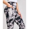 Real Essentials 4 Pack: Women’s Capri Leggings with Pockets Casual Yoga Workout Exercise Pants (Available in Plus Size)(Set 5)