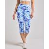 Real Essentials 4 Pack: Women’s Capri Leggings with Pockets Casual Yoga Workout Exercise Pants (Available in Plus Size)(Set 6)