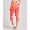 Real Essentials 4 Pack: Women’s Capri Leggings with Pockets Casual Yoga Workout Exercise Pants (Available in Plus Size)(Set 8)