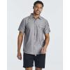 Real Essentials 3 Pack Men’s Short-Sleeve Oxford Solid Button Down Collar Casual Shirts with Pocket (Available in Big & Tall)(Set 1)