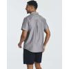 Real Essentials 3 Pack Men’s Short-Sleeve Oxford Solid Button Down Collar Casual Shirts with Pocket (Available in Big & Tall)(Set 1)