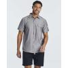 Real Essentials 3 Pack Men’s Short-Sleeve Oxford Solid Button Down Collar Casual Shirts with Pocket (Available in Big & Tall)(Set 6)