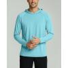 Real Essentials 3 Pack: Men’s Long Sleeve Rash Guard Hoodie – SPF UV Sun Protection Workout Fishing Swim Shirts (Big & Tall)(Set 1)