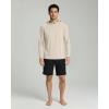 Real Essentials 3 Pack: Men’s Long Sleeve Rash Guard Hoodie – SPF UV Sun Protection Workout Fishing Swim Shirts (Big & Tall)(Set 2)