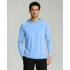 Real Essentials 3 Pack: Men’s Long Sleeve Rash Guard Hoodie – SPF UV Sun Protection Workout Fishing Swim Shirts (Big & Tall)(Set 3)