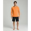 Real Essentials 3 Pack: Men’s Long Sleeve Rash Guard Hoodie – SPF UV Sun Protection Workout Fishing Swim Shirts (Big & Tall)(Set 5)