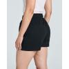 Real Essentials 3 Pack: Women’s Cotton French Terry Shorts Pockets – Casual Athletic Lounge (Available in Plus)(Set 1)