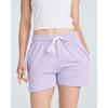 Real Essentials 3 Pack: Women’s Cotton French Terry Shorts Pockets – Casual Athletic Lounge (Available in Plus)(Set 3)