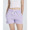 Real Essentials 3 Pack: Women’s Cotton French Terry Shorts Pockets – Casual Athletic Lounge (Available in Plus)(Set 3)