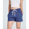 Real Essentials 3 Pack: Women’s Cotton French Terry Shorts Pockets – Casual Athletic Lounge (Available in Plus)(Set 4)