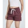Real Essentials 3 Pack: Women’s Cotton French Terry Shorts Pockets – Casual Athletic Lounge (Available in Plus)(Set 5)