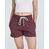 Real Essentials 3 Pack: Women’s Cotton French Terry Shorts Pockets – Casual Athletic Lounge (Available in Plus)(Set 5)