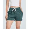 Real Essentials 3 Pack: Women’s Cotton French Terry Shorts Pockets – Casual Athletic Lounge (Available in Plus)(Set 7)
