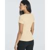 Real Essentials 4 Pack: Women’s Soft Ribbed Knit Split Neck T-Shirt – Casual Office Summer Top (Available in Plus)(Set 4)