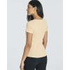 Real Essentials 4 Pack: Women’s Soft Ribbed Knit Split Neck T-Shirt – Casual Office Summer Top (Available in Plus)(Set 5)